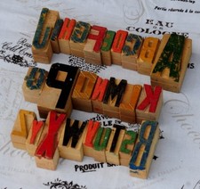 A-Z MIX Alphabet Holzlettern