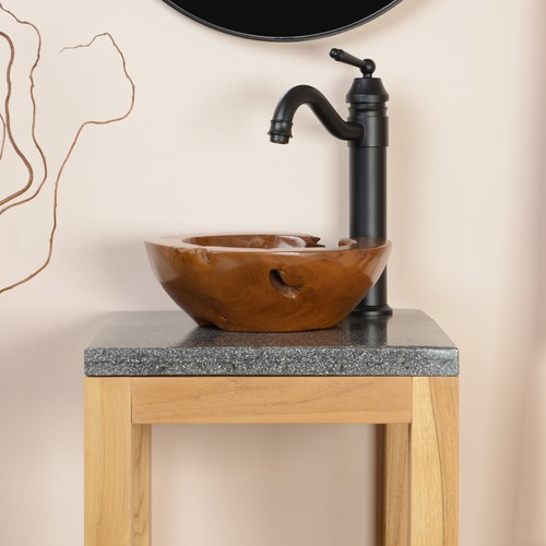 Terrazzo waschtischplatte - terrazzo,