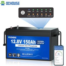 12V 150Ah Bluetooth LiFePO4