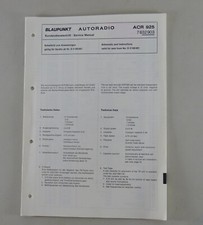 Manual Blaupunkt ACR 925 Car