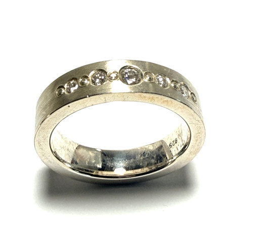 Diamantring diamanten 36 - diamanten, 0,36
