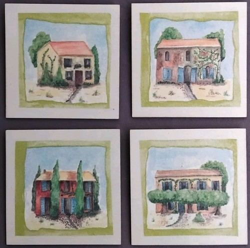 4er bilder set - 4er, mediterrane