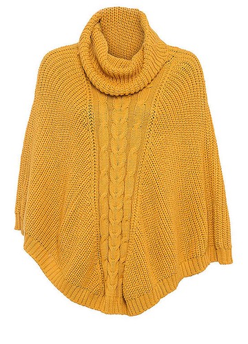 Poncho honig damenponcho - poncho,