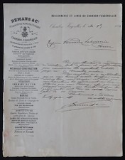 Billhead Rechnung 1884 CHAMBON