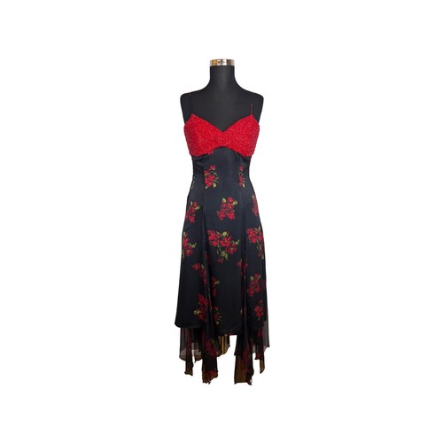 Abendkleid 90er jahre schwarz - abendkleid,