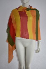 ETRO * zarter Schal - Tuch mit allover Print - Wolle Seide