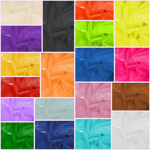 Organza crystal stoff - organza,