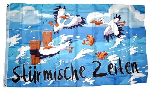 Flagge fahne stürmische - /,