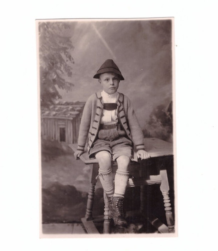 Foto ansichtskarte junger - ansichtskarte, bub