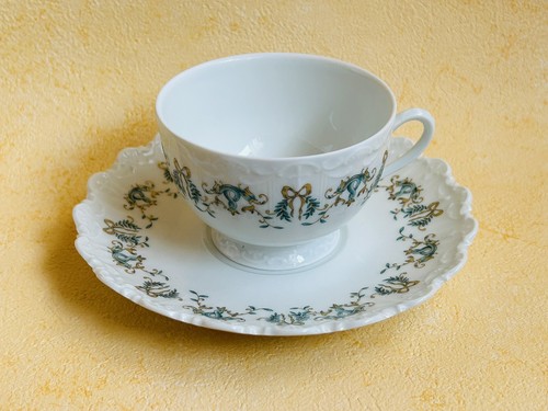 Vintage kaffeetasse mit - vintage,