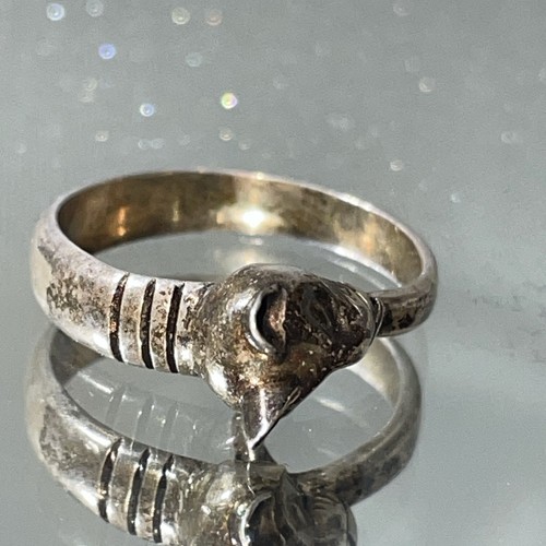 835 silber ring katzenkopf - silber, ring,