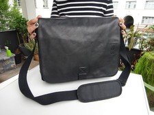 BREE Damen UNISEX Business Aktentasche Schultertasche LAPTOP Leder Canvas Neu