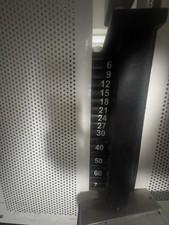 Die Maschine wiegt ohne
