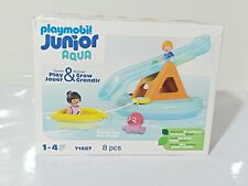 Playmobil JUNIOR AQUA Badeinsel mit Wasserrutsche 71687