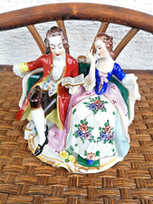 Antike Porzellan Gruppen Figur