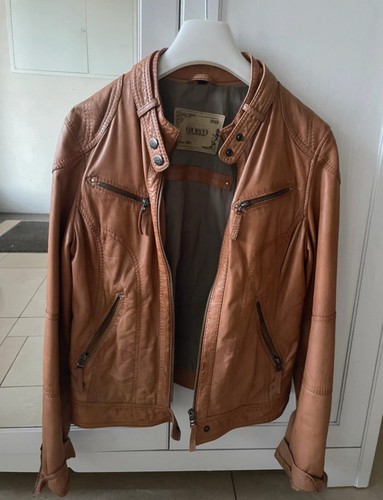 Oakwood lederjacke damen braun - lederjacke,
