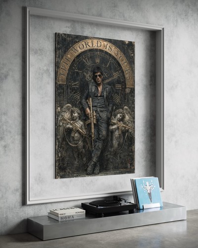 Scarface leinwand bild - leinwand,