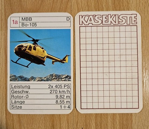 Altes hubschrauber quartett - altes,