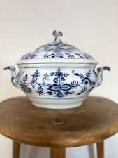 Stadt Meissen Teichert Zwiebelmuster Terrine Deckel Suppenterrine ca. 23 cm oval