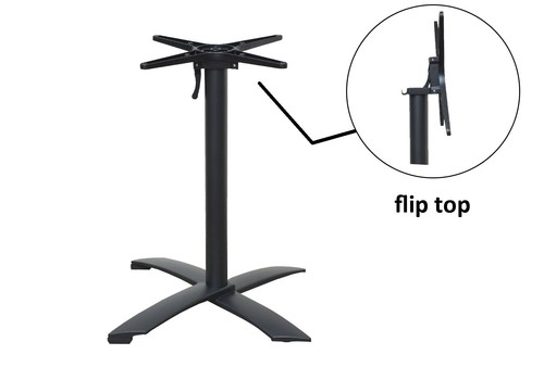 Schwarz premium alu klapptisch - premium,