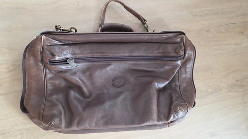Edle leder reisetasche - leder,