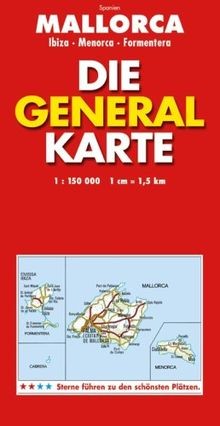 Die generalkarte mallorca - die,