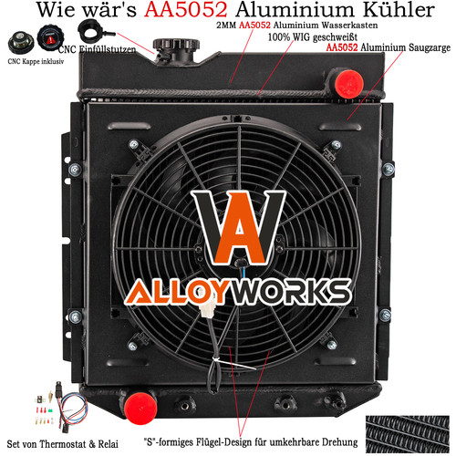 3row kühler shroud - shroud, relay