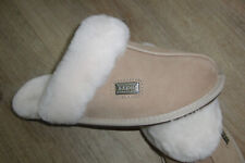 AUSTRALIA LUXE COLLECTIVE Lammfell Damen Pantoffeln Schlappen beige NEU