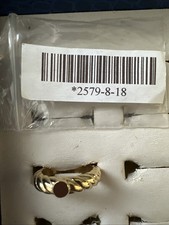 Edelstahl-Ring mit Goldüberzug + Manget Gr. 18, Art. 2579 v. Energetix Bingen