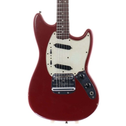 Fender 1966 mustang dakota - fender, red
