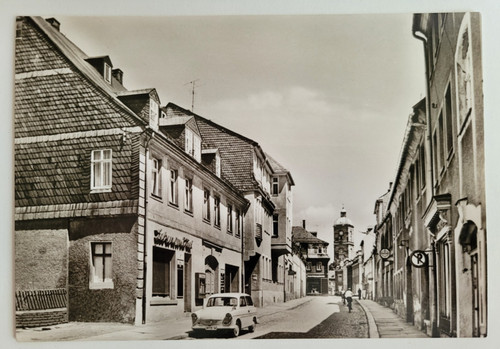 Ansichtskarte lößnitz - ansichtskarte, /