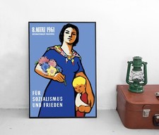 Poster DDR Für Frieden und