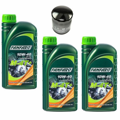Motoröl set 10w40 - 3, liter