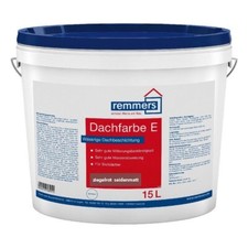 Remmers Dachfarbe Dachlack Dachbeschichtung schwarz ziegelrot 15L B-Ware