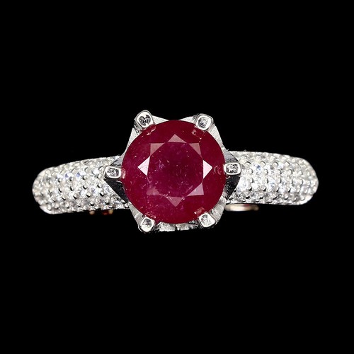 925 sterlingsilberring runder - 925,