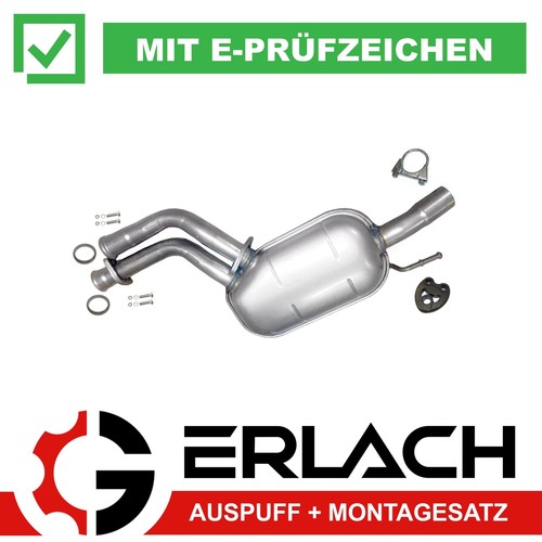 Mittelschalldämpfer für