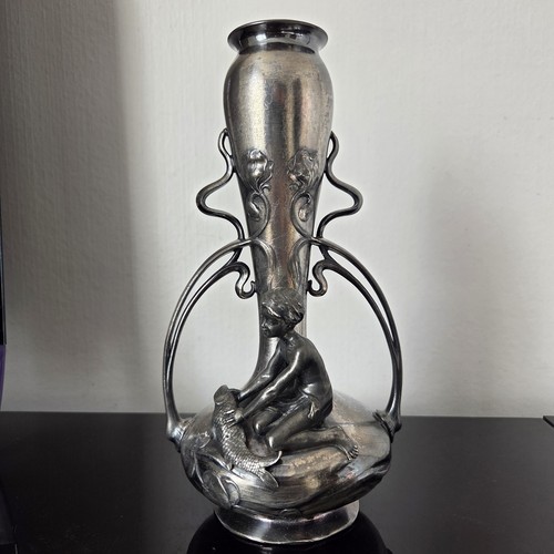Wmf vase signiert - wmf, jugendstil