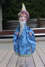 Dresdner Künstlerhandpuppe Expertic ca. 44 cm mit Turban, ohne OVP