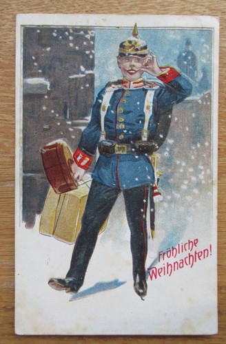 Alte postkarten soldat - alte, mit