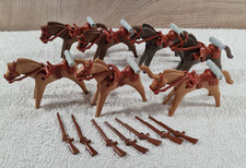 Playmobil Western Südstaatler Soldaten Nordstaatler Pferde Satteldecken ACW