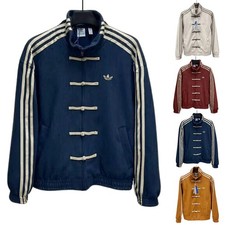 2025 Unisex Snake Year Truck Jacke Stehkragen Vielseitig Gestreift Jacke S-XL