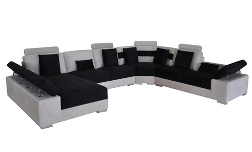 Ledersofa couch wohnlandschaft - couch,