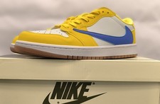 Nike Air Jordan 1 Low x Travis Scott Canary  DZ4137-700 EU43  Sneaker Neu