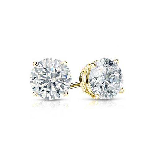 14k gold diamant ohrring - 14k,