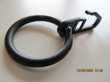 10 Stück Vorhangringe Gardinenstangenringe Metall, für Gardinenstange bis 18 mm