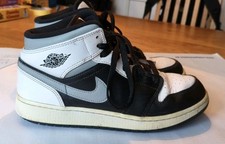 Nike Air Jordan 1 Mid Sneaker Schwarz/weiß / grau " White-Shadow"   Damen EU 40
