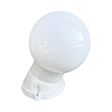 Weiße Industrie-Wandleuchte