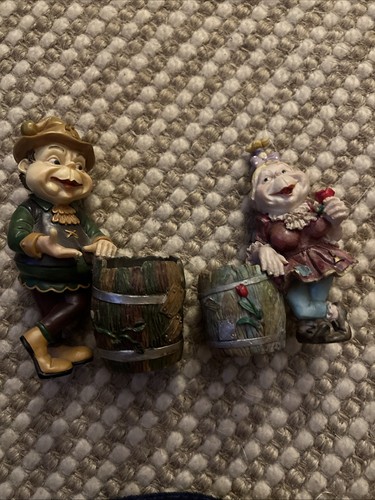 Vintage figuren resin laaf - vintage,