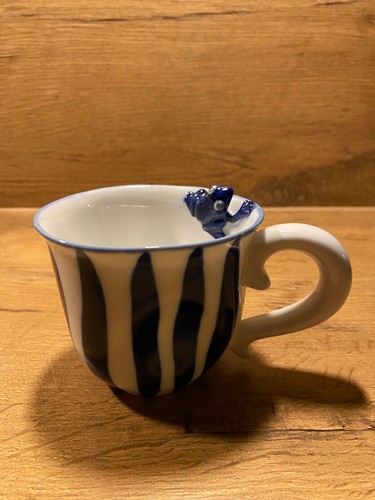 Goebel tasse blau weiß - goebel,