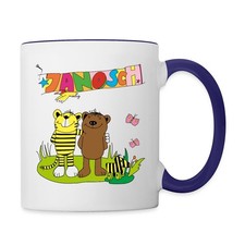 Janosch Tiger und Bär Freundschaft Tasse zweifarbig